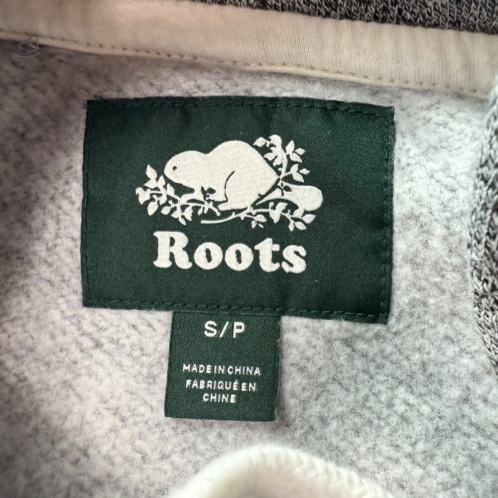 NEW ROOTS Whistler Kanga Hoody Hooded Pullover Sweatshirt Heathered Gray Small - Picture 6 of 10